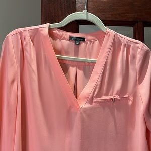 Dynamite peach dressy shirt, size XS